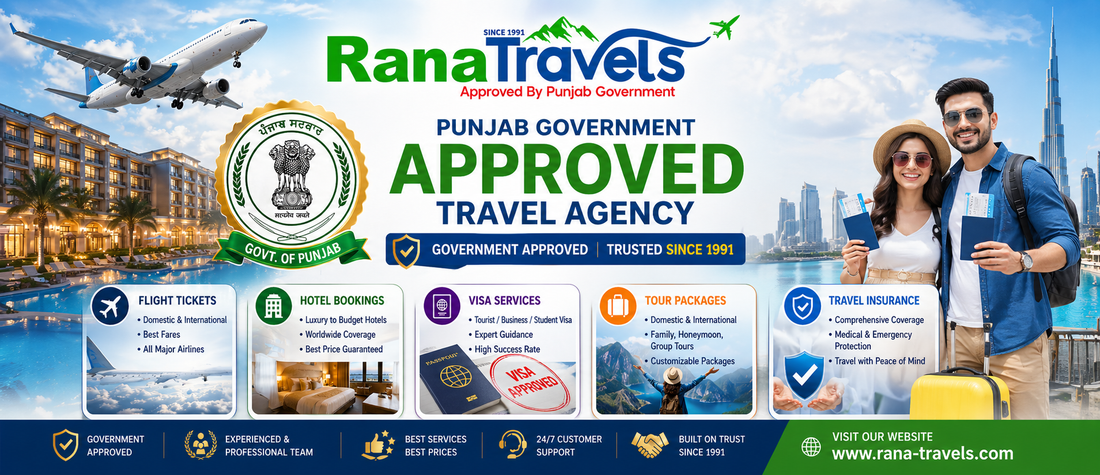Rana Travels Patiala – Your Trusted Travel Agency for Hassle-Free Journeys