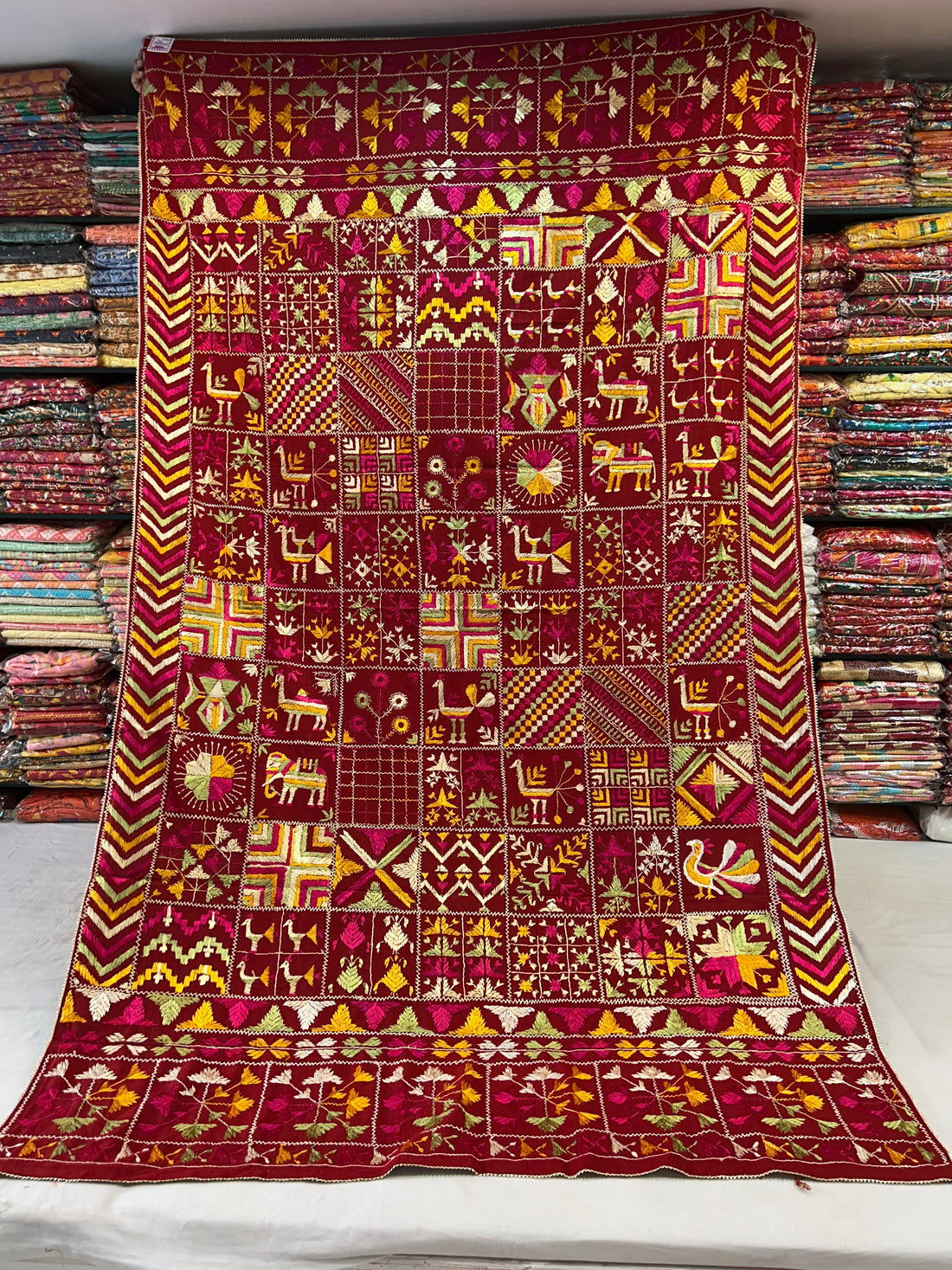Best Phulkari Khaddar Bagh Supplier in Punjab | Rana Phulkari Corner Patiala