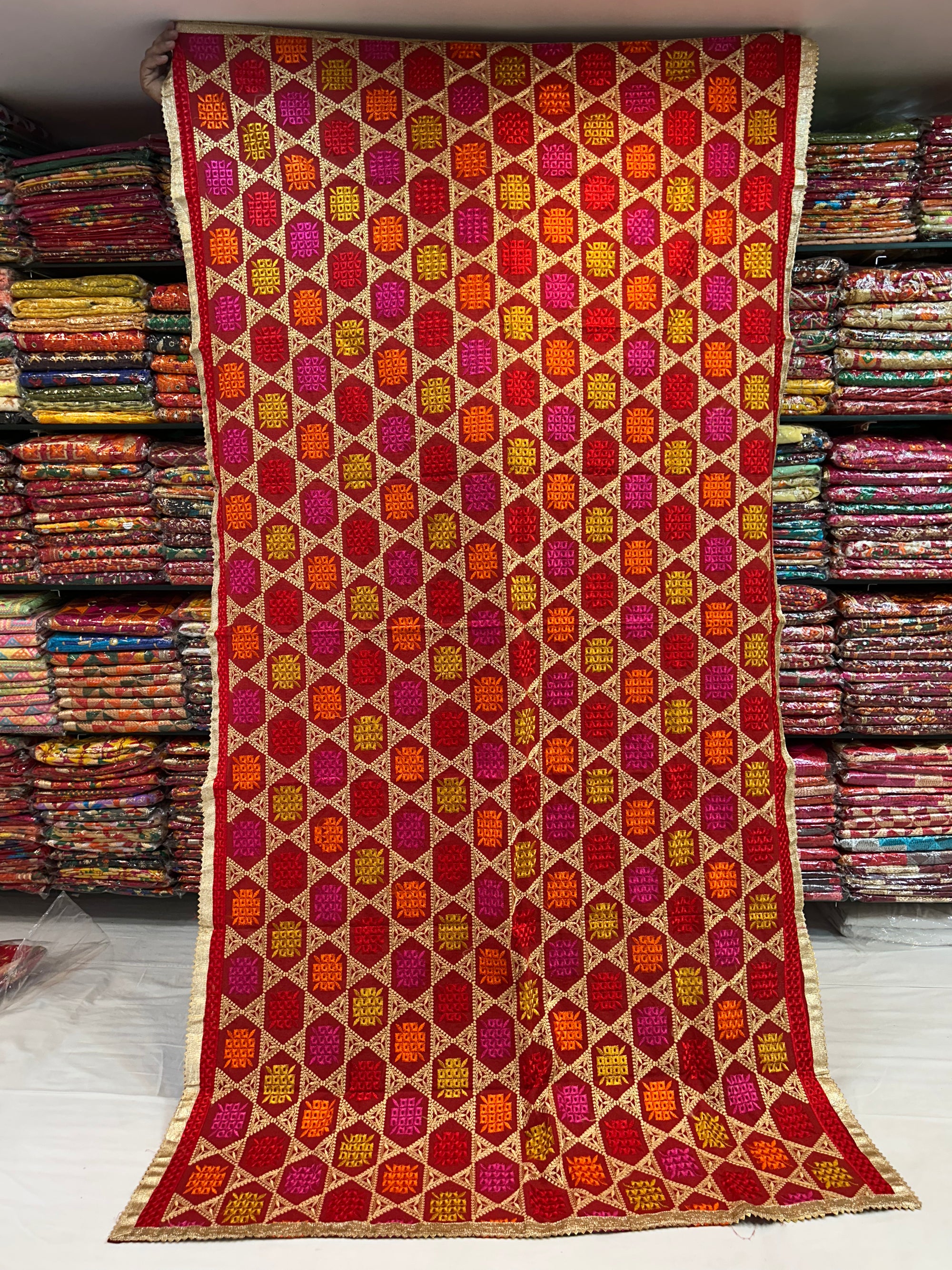 Phulkari Computerised Khaddar bagh- 921