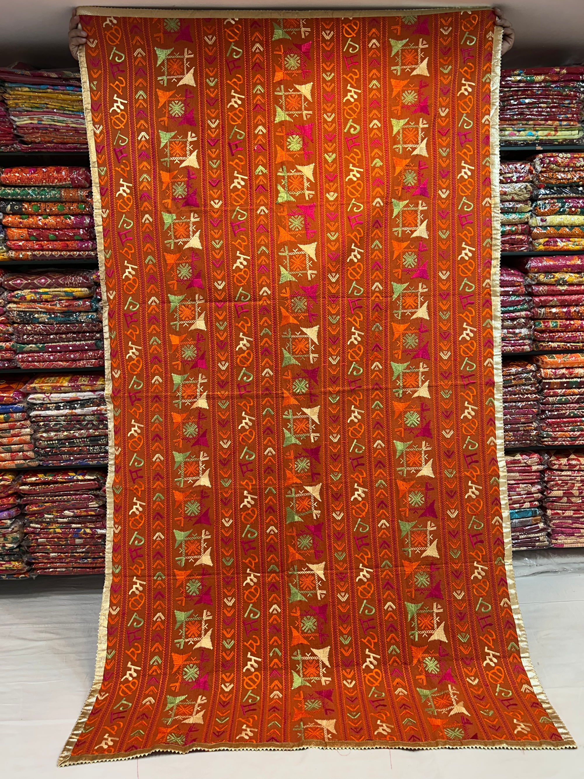 Phulkari Computerised Khaddar bagh- 918