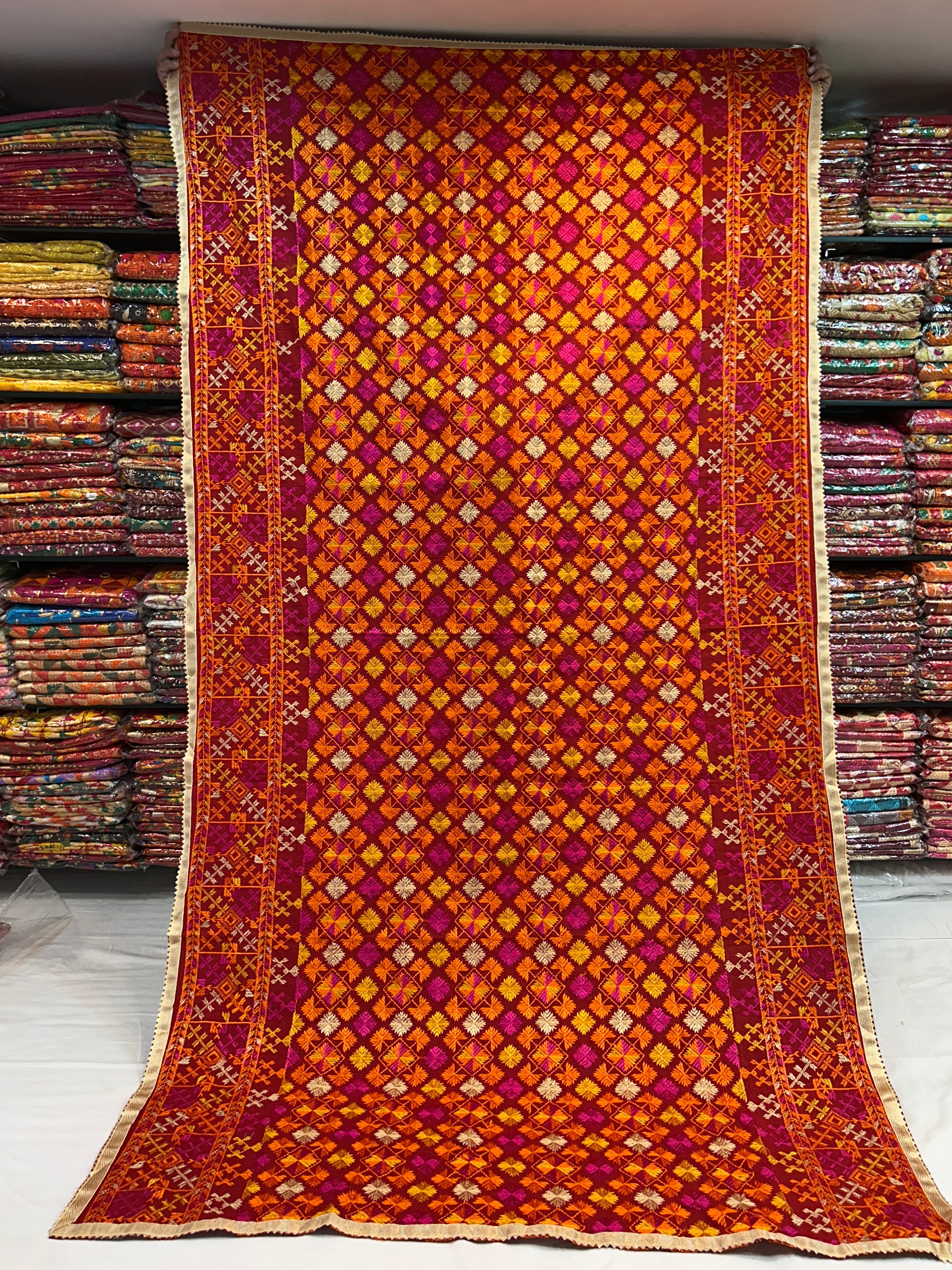 Phulkari Computerised Khaddar bagh- 913