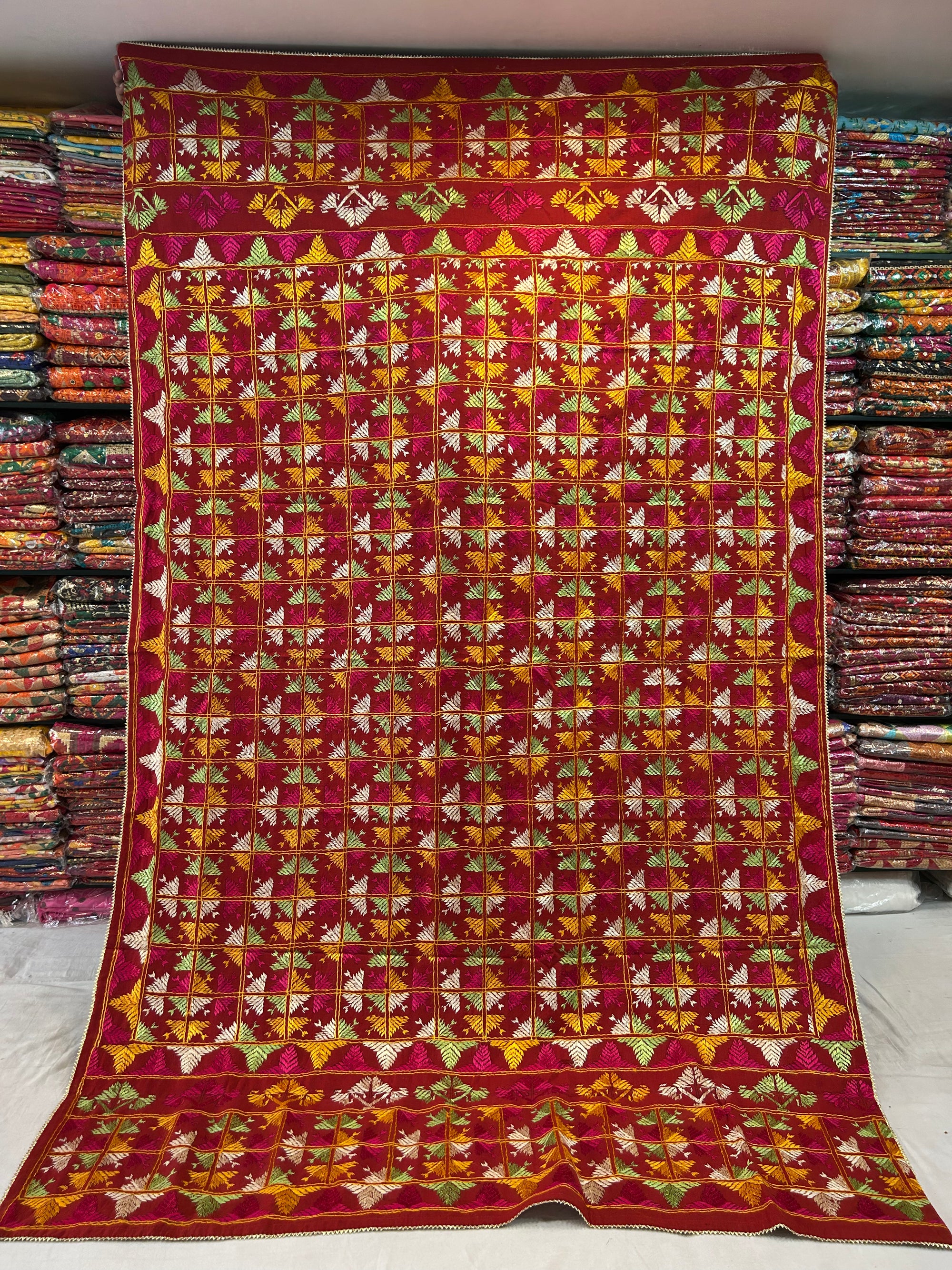 Phulkari Handmade Khaddar Bagh -21001